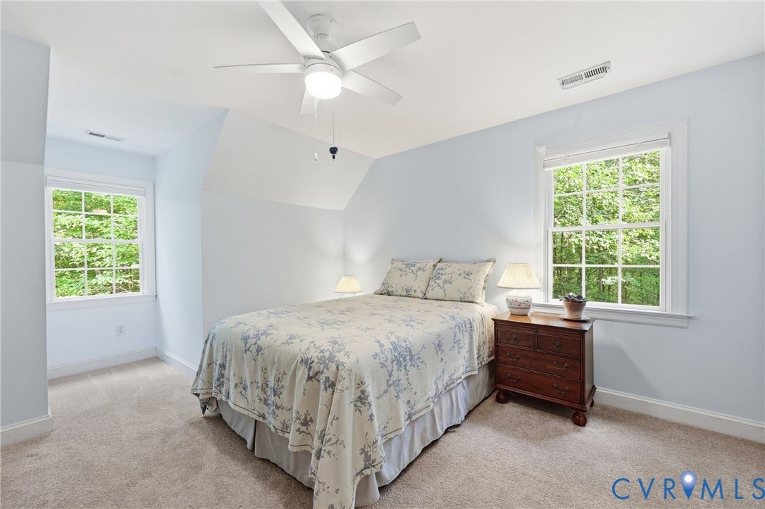 2431 Magnolia Ridge, Michael L Parrish, Maidens, VA 23102 Generously sized bedroom offers comfortable space for family or guests