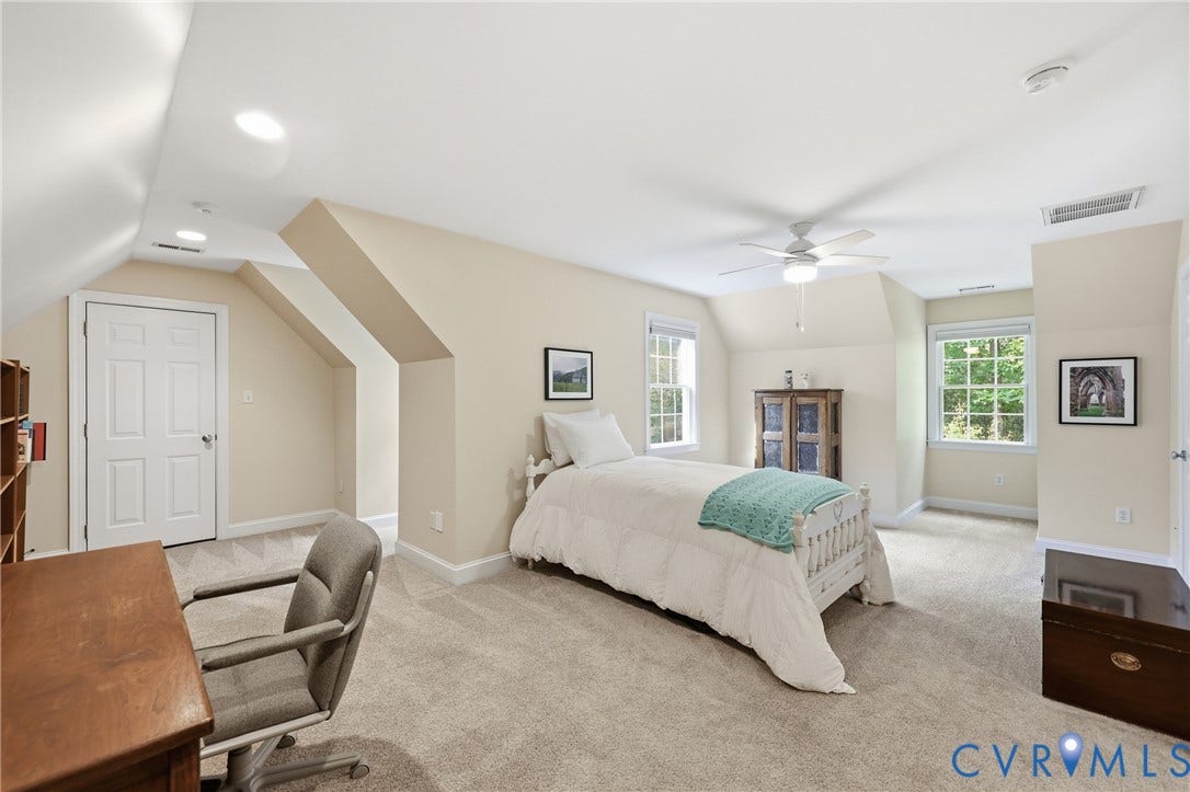 2431 Magnolia Ridge, Michael L Parrish, Maidens, VA 23102 Large top level bedroom, with access to the spacious walk-in attic