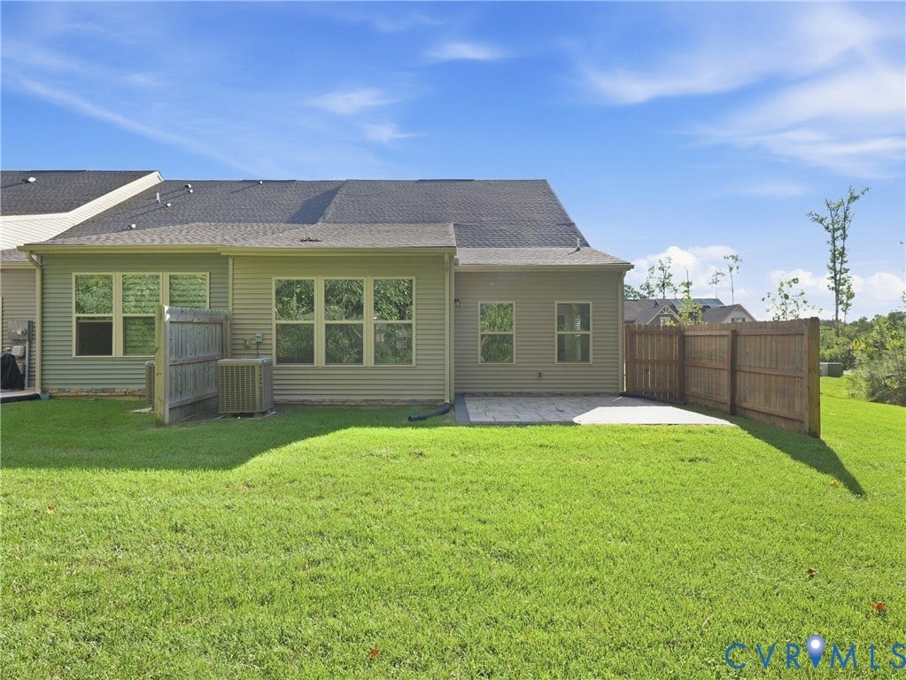 8060 Wistar Glen Drive, Henrico, VA 23228 Exterior maintenance through the HOA includes the roof, gutters, siding, and landscaping