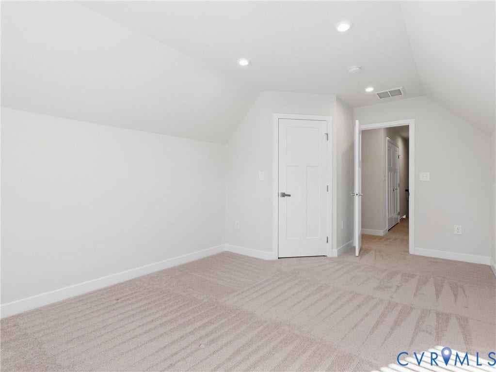 8060 Wistar Glen Drive, Henrico, VA 23228 Comfortable bedroom with walk-in closet and recessed lighting
