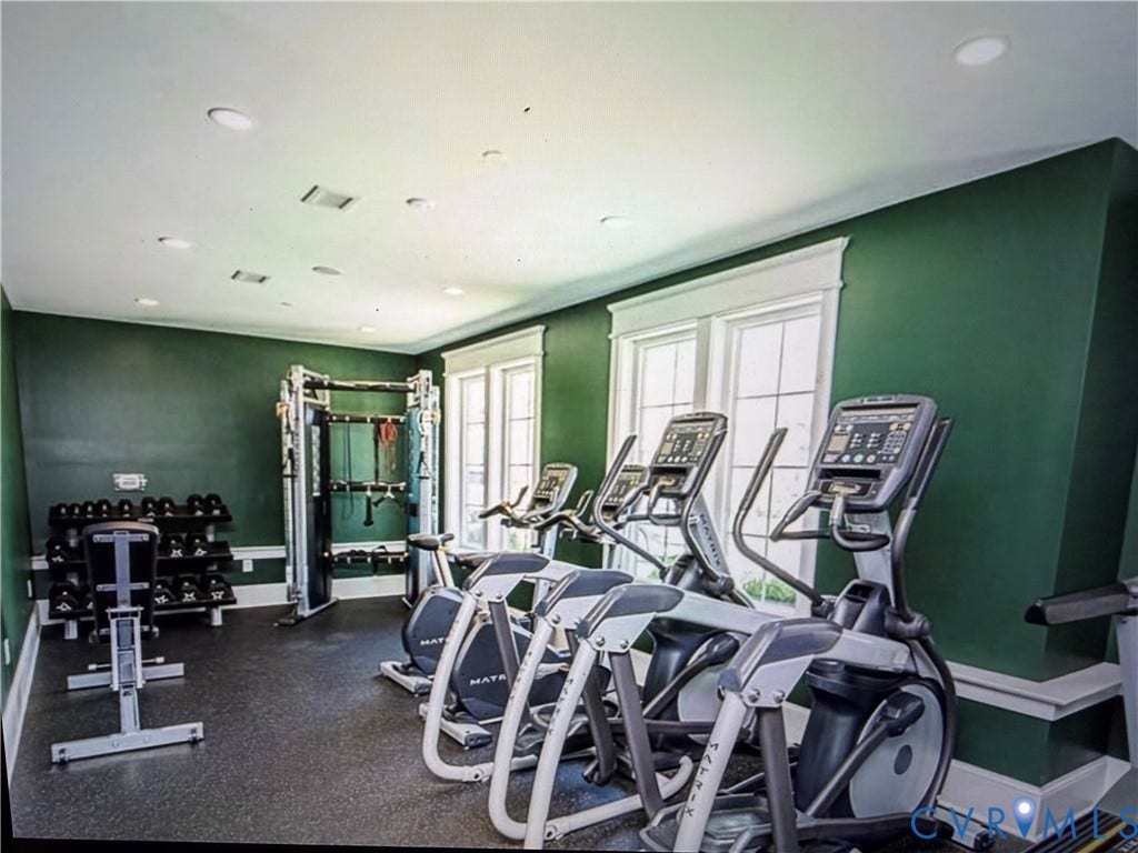 The gym facilities - included in the low HOA monthly fee!
