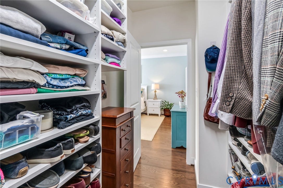 Large Primary walk in closet