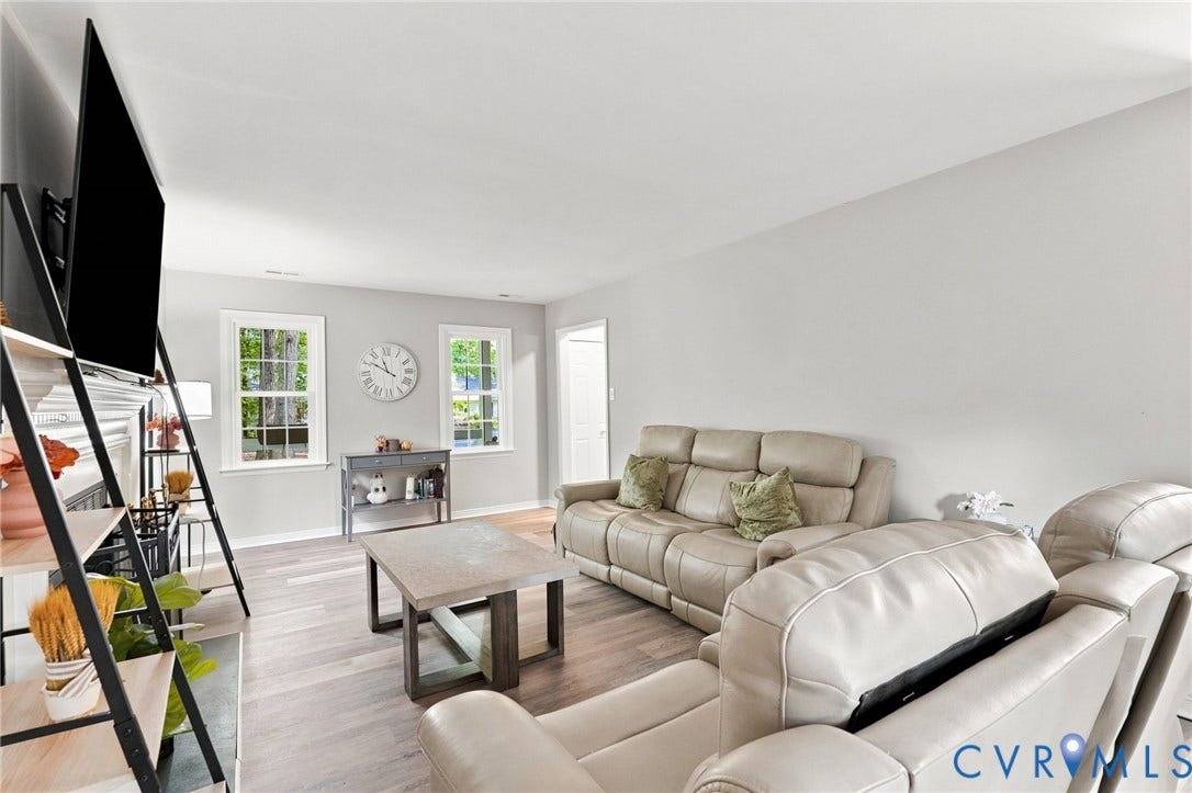 13700 Carriage Creek Place, Chesterfield, VA 23112 Light-toned wood-finish flooring, white walls, and a white ceiling