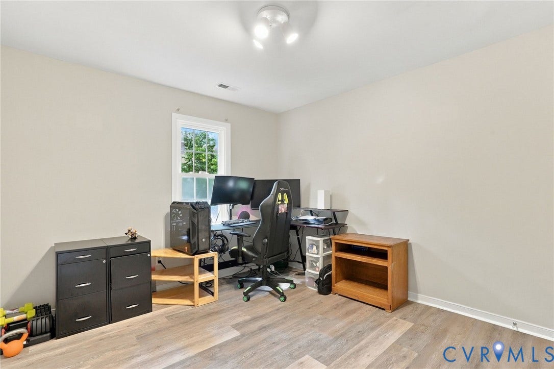 13700 Carriage Creek Place, Chesterfield, VA 23112 Recessed lighting, light-toned walls, wood-finish flooring, and a double-hung window