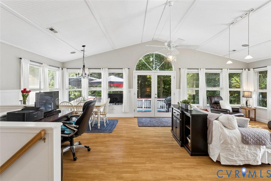 13911 Deer Thicket Lane, Midlothian, VA 23112 Natural light Living Room featuring a Dining Area, too!