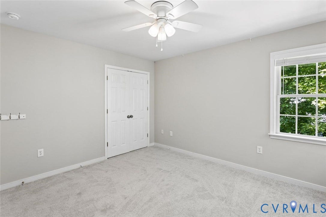 Bedroom 3, double closet