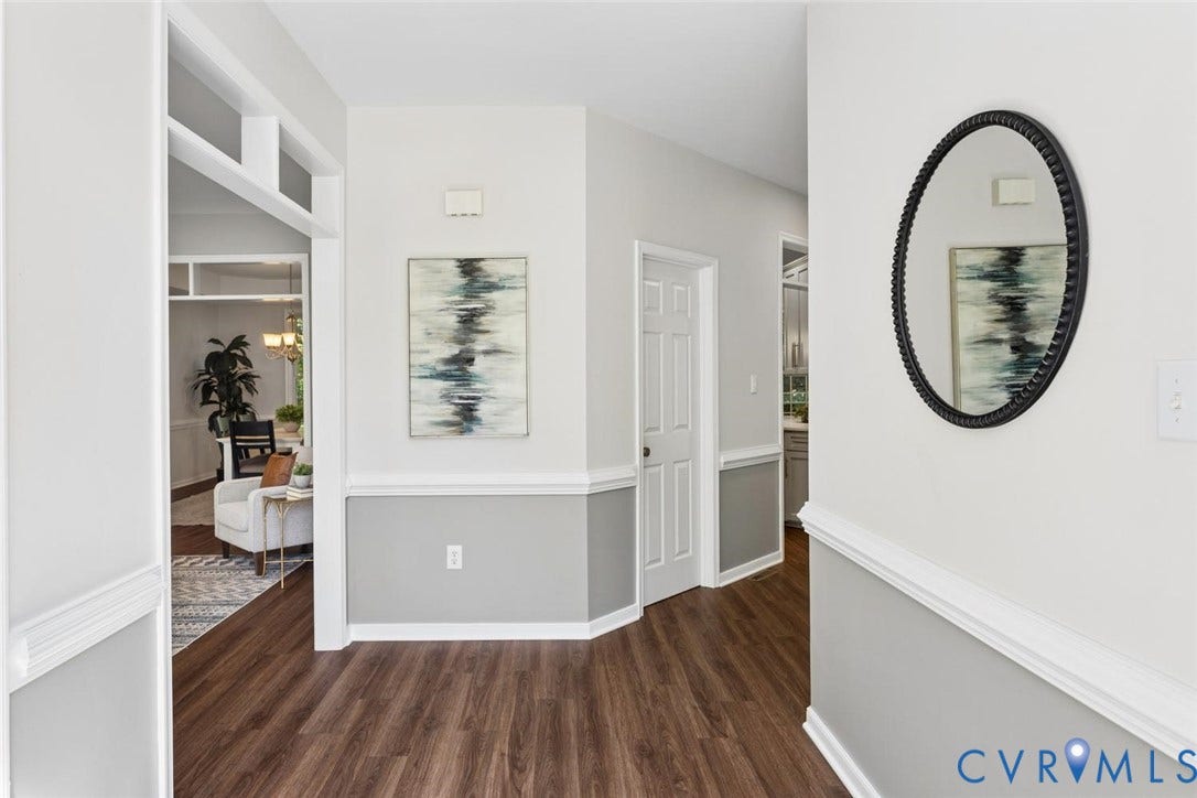 wood floors throughout 1st floor