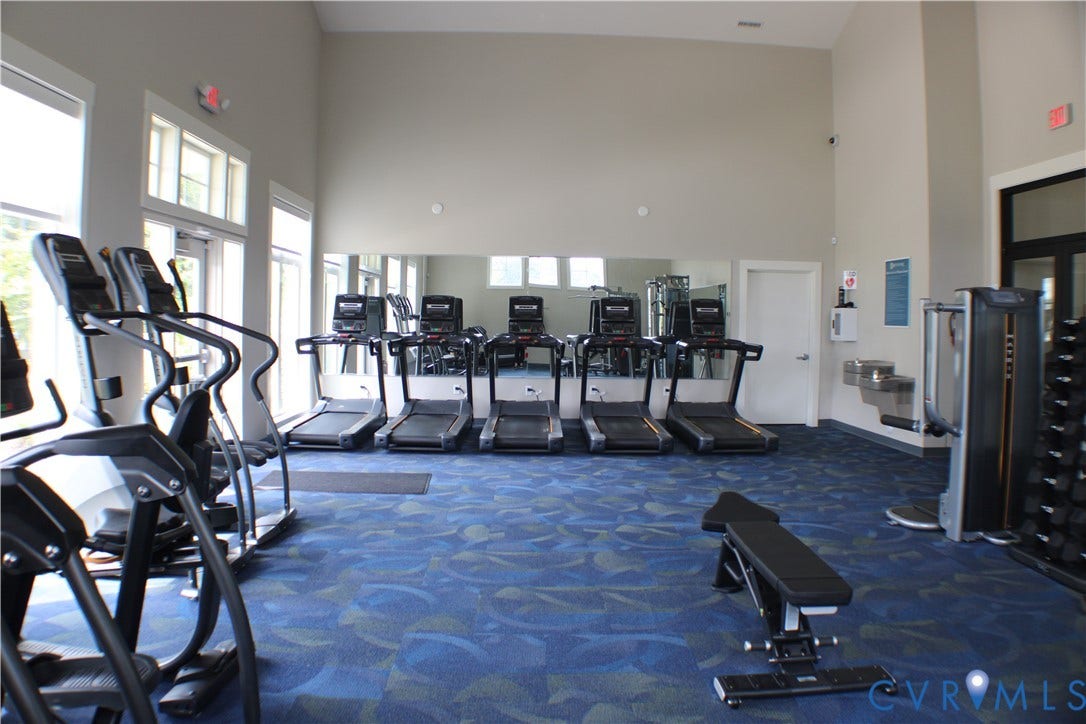 7016 Hawser Lane, Watermark, North Chesterfield, VA 23234 State of the art fitness room!