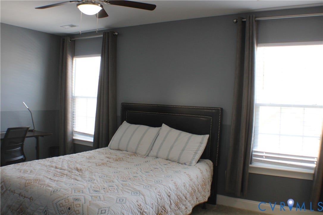 7016 Hawser Lane, Watermark, North Chesterfield, VA 23234 Generous size second bedroom w/ tons of natural & large walk in closet!