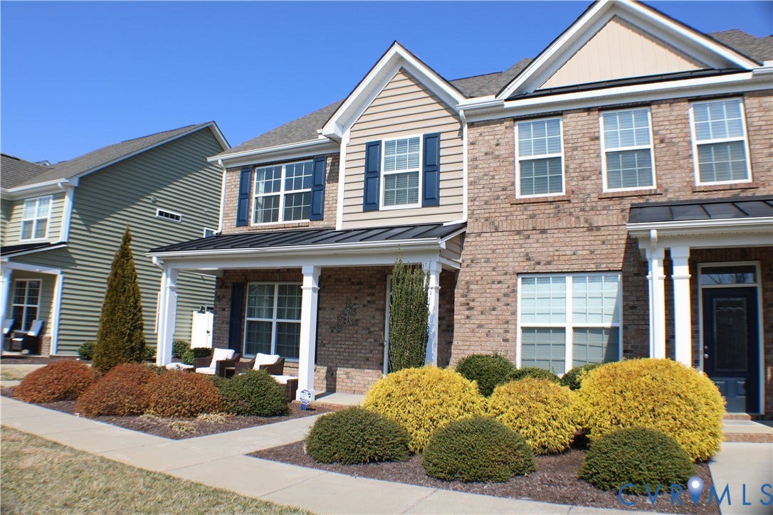 7016 Hawser Lane, Watermark, North Chesterfield, VA 23234 Another view of the beautiful home w/ many upgrades & front porch for relaxing!