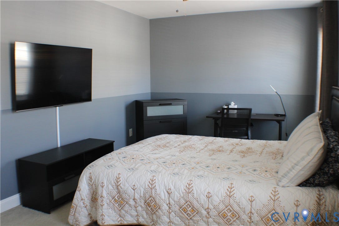 7016 Hawser Lane, Watermark, North Chesterfield, VA 23234 Generous size second bedroom w/ tons of natural & large walk in closet!