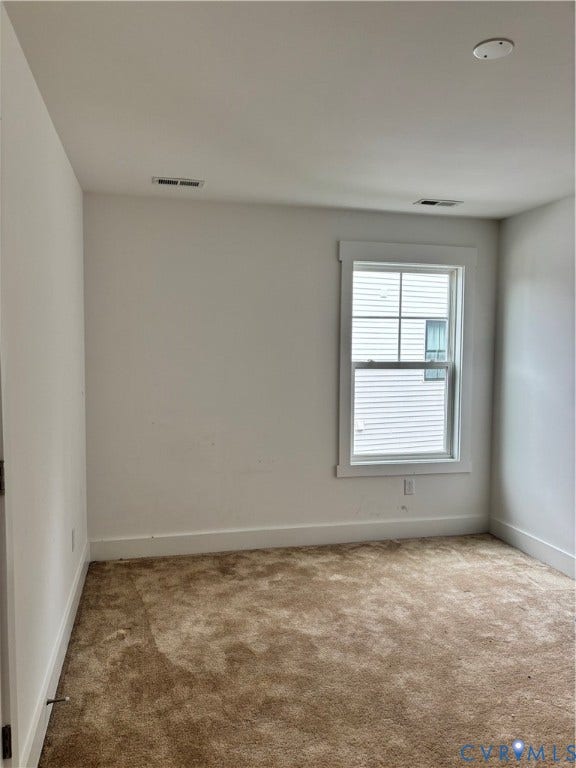 10963 Little Five Loop, Henrico, VA 23059 Carpeted flooring, white walls, white trim, and a single window with white framing