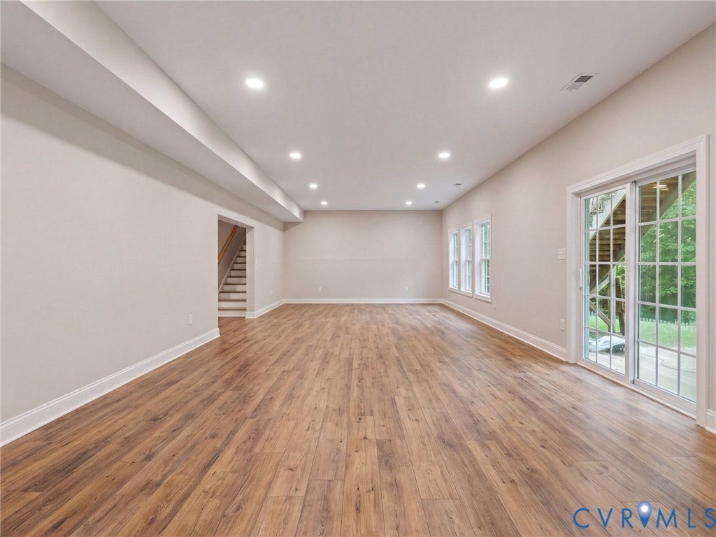 14812 Flour Mill Court, Flour Mill, Chesterfield, VA 23112 Conceptual Rendering Basement Shown Finished