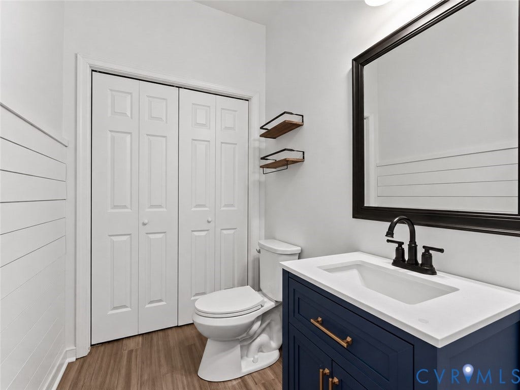 14812 Flour Mill Court, Flour Mill, Chesterfield, VA 23112 Half Bathroom on Main LevelPrivately Tucked Away from the Kitchen