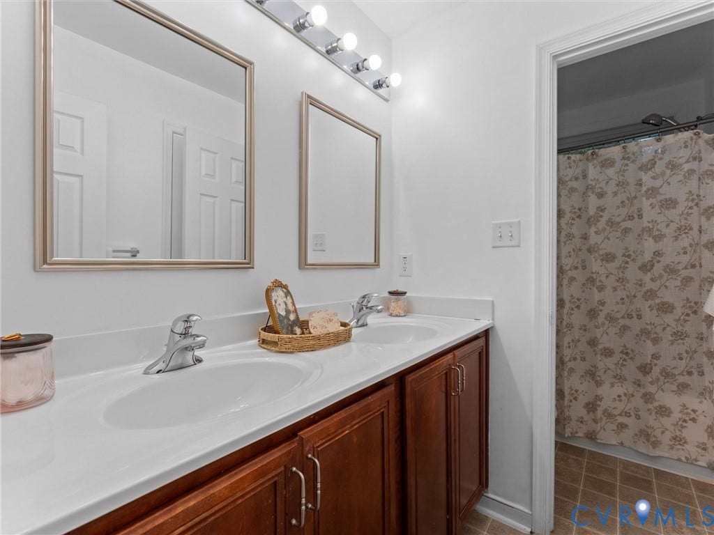 14812 Flour Mill Court, Flour Mill, Chesterfield, VA 23112 Double Vanity with 2 Sinks. Linen Closet. Private Area for Tub/Shower and Toilet.