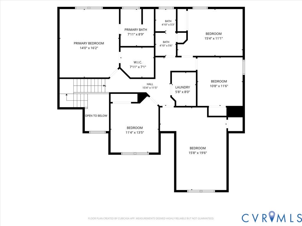 14812 Flour Mill Court, Flour Mill, Chesterfield, VA 23112 Bedroom Level