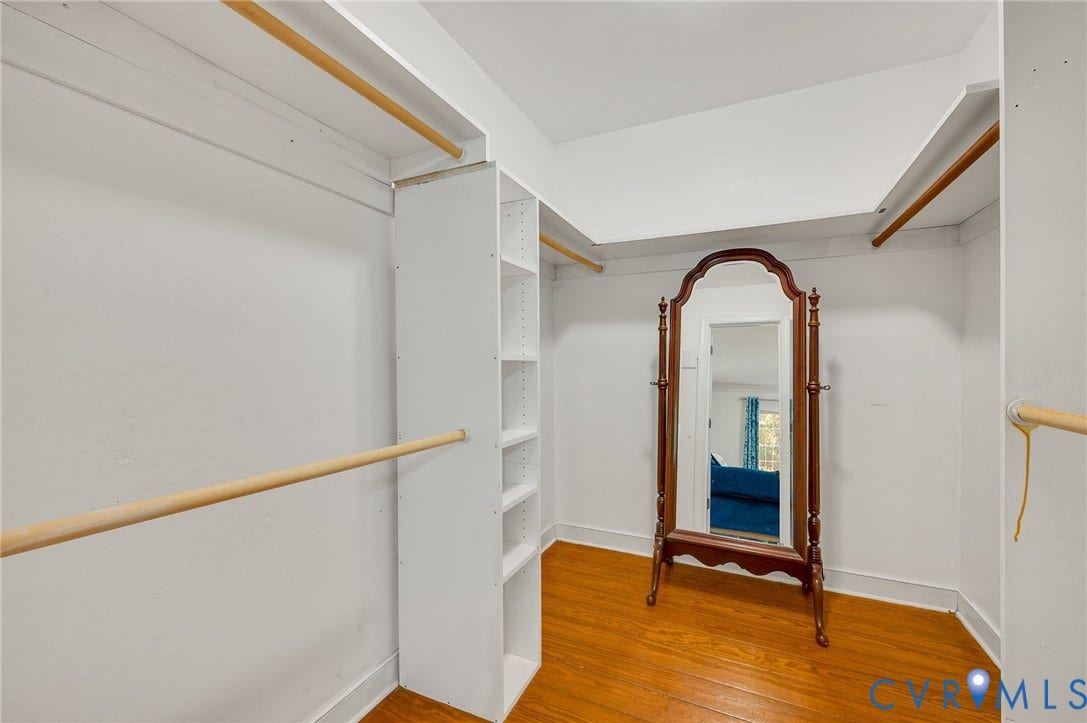 2409 Three Bridge Road, Rural, Powhatan, VA 23139 Wood-finish flooring with white walls