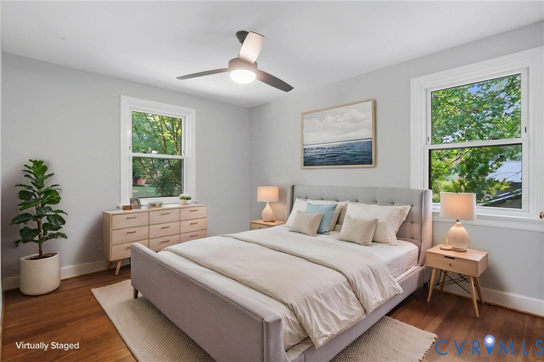 8349 Charlise Road, Oxford, Richmond, VA 23235 Hardwood-style flooring complemented by light gray walls