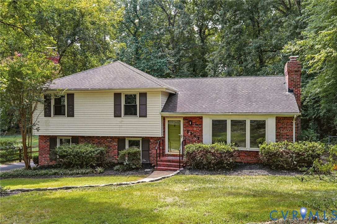 8349 Charlise Road, Oxford, Richmond, VA 23235 Brick and siding exterior with a shingled roof