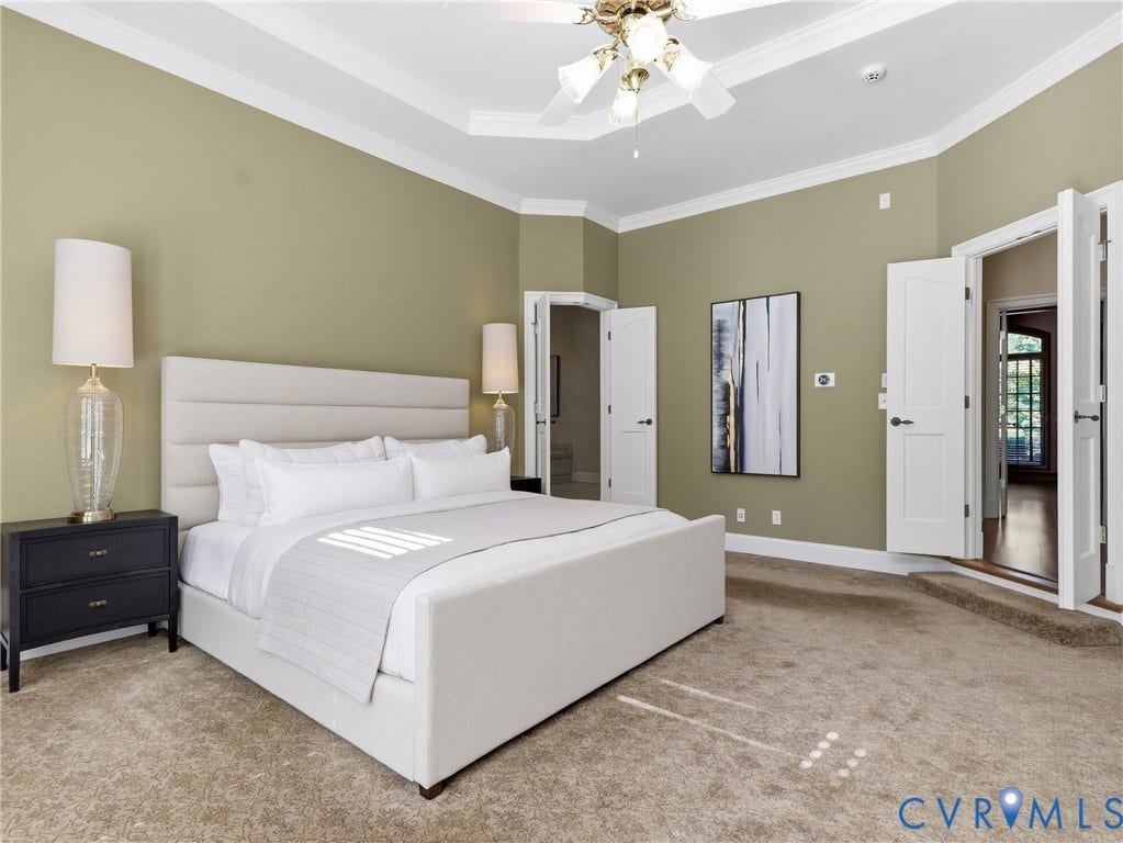 First floor Primary Suite