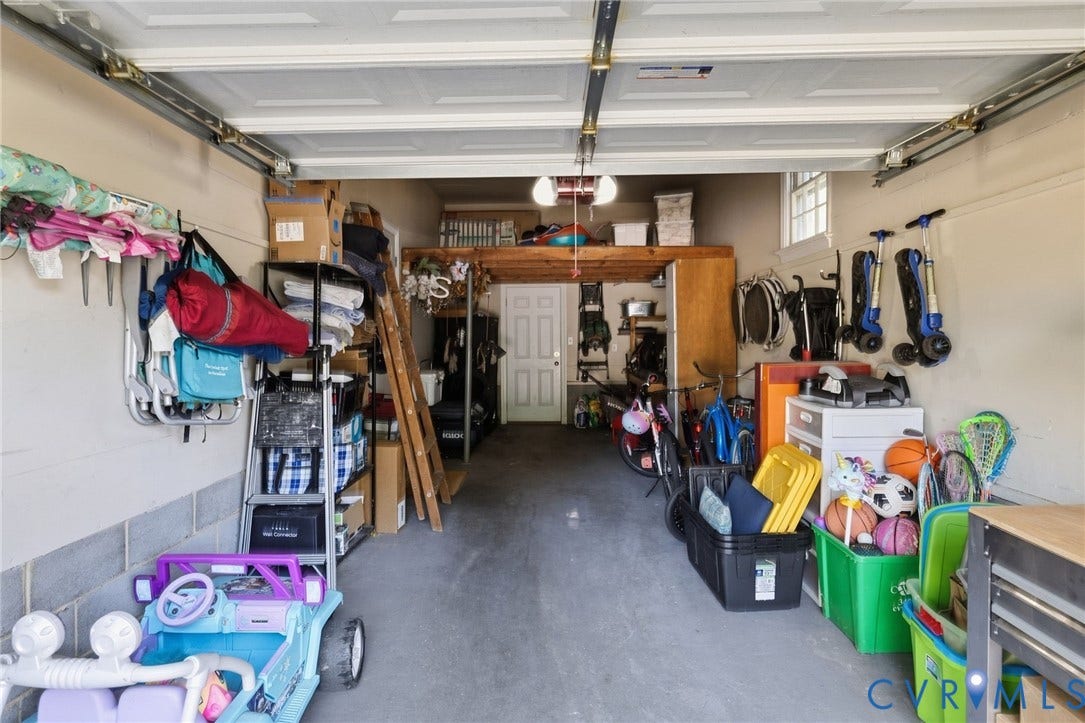 1109 Swissvale Place, Henrico, VA 23229 So much room for storage! Automated garage door system.