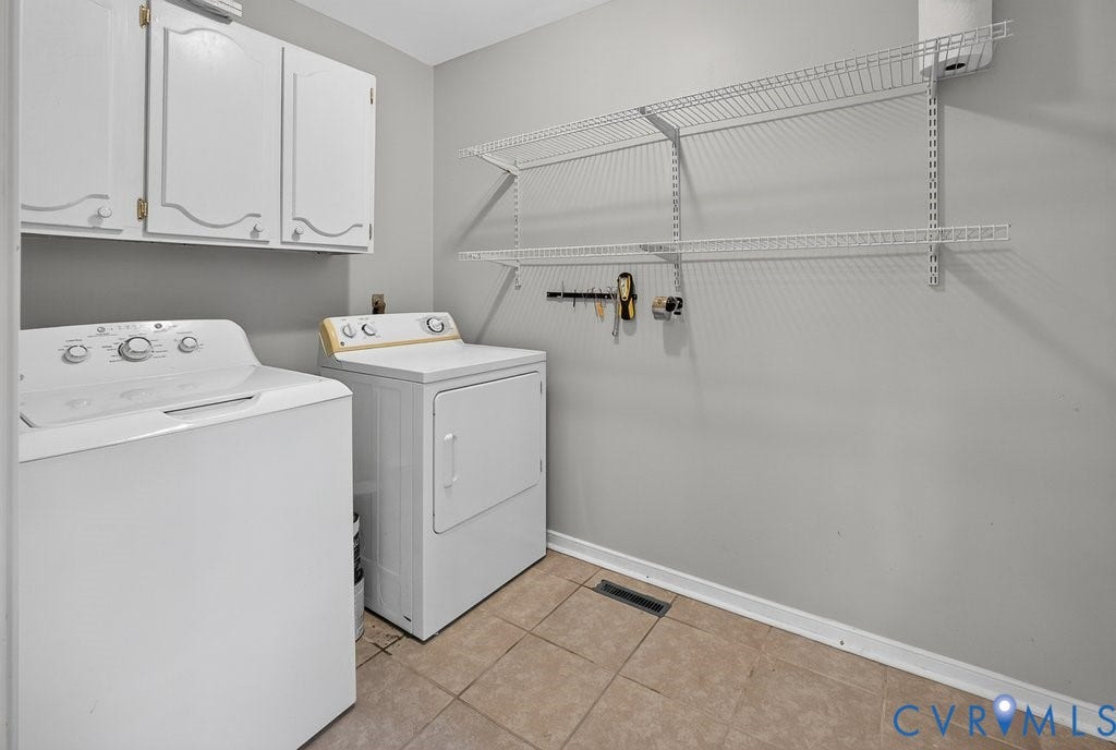 3112 Castlebury Drive, Chester, VA 23831 Wall-mounted wire shelving provides storage