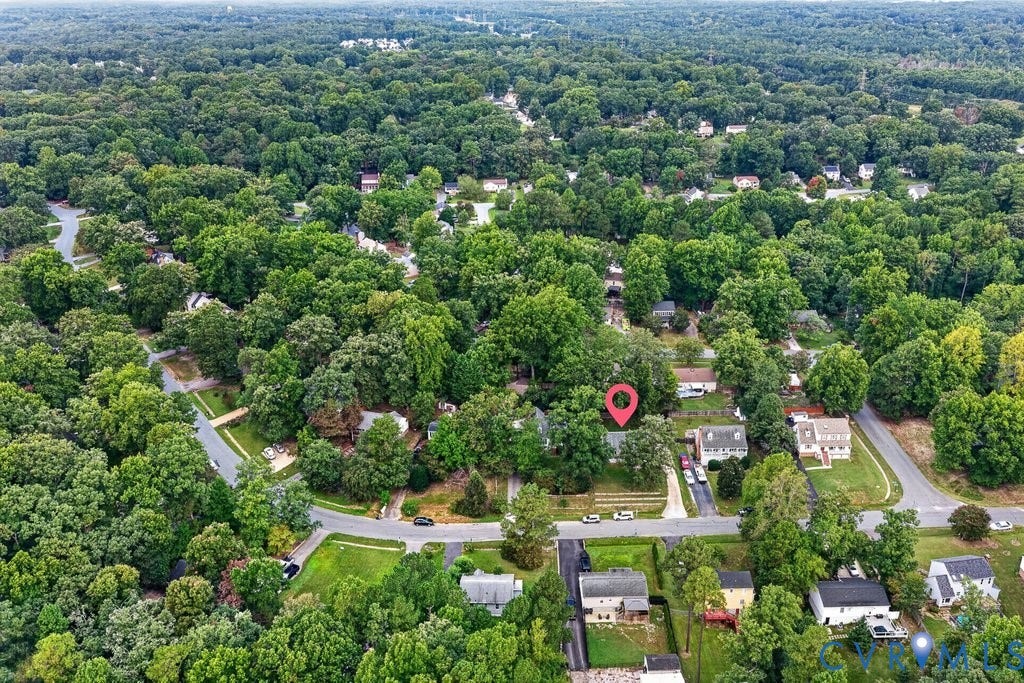 3112 Castlebury Drive, Chester, VA 23831 Expansive tree canopy surrounding the neighborhood