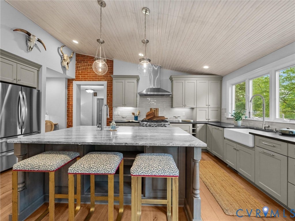 3403 W Franklin Street, Museum District, Richmond, VA 23221 Kitchen addition featured in RHome Magazine!