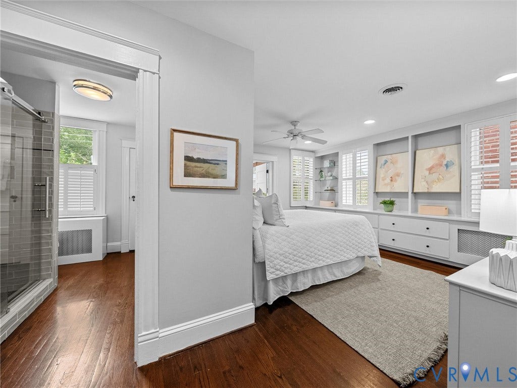 3403 W Franklin Street, Museum District, Richmond, VA 23221 with built ins, two closets (including walk in!) and attached sitting room