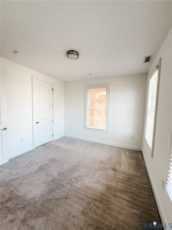 3332 Haydenpark Lane, Henrico, VA 23233 Neutral tone wall paint, carpeted flooring, white trim, recessed lighting, and white paneled doors