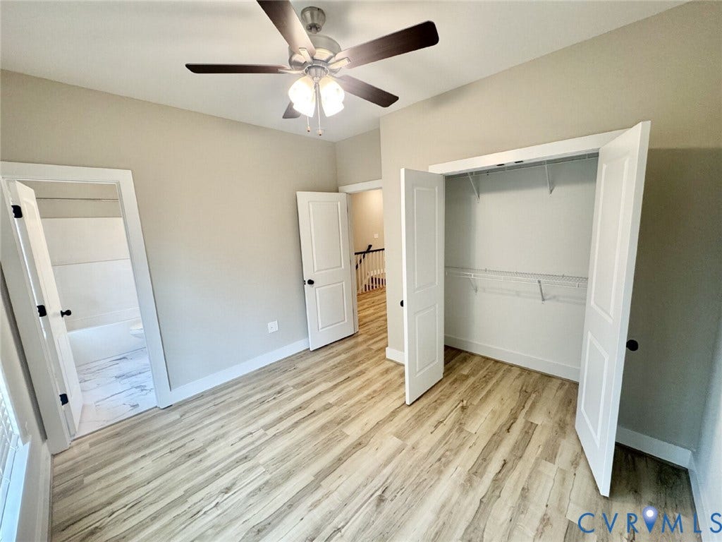 Example of bedroom finishes.