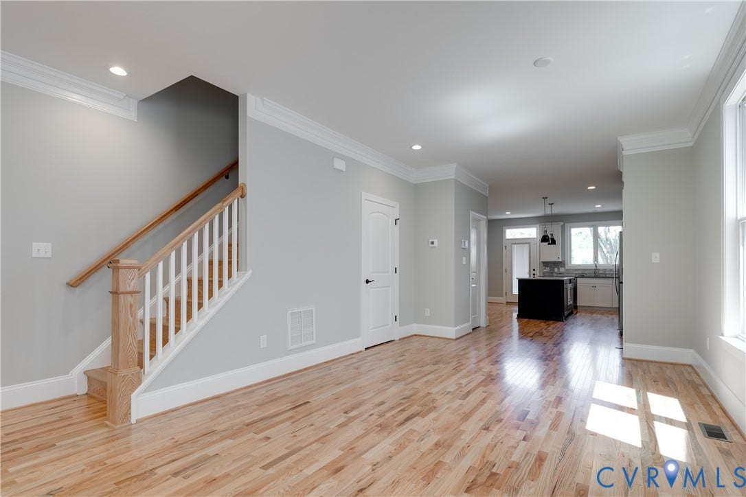 Example of home by same builder with open floor plan.