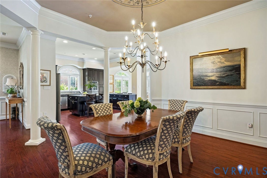 View from Dining Room to Kitchen.