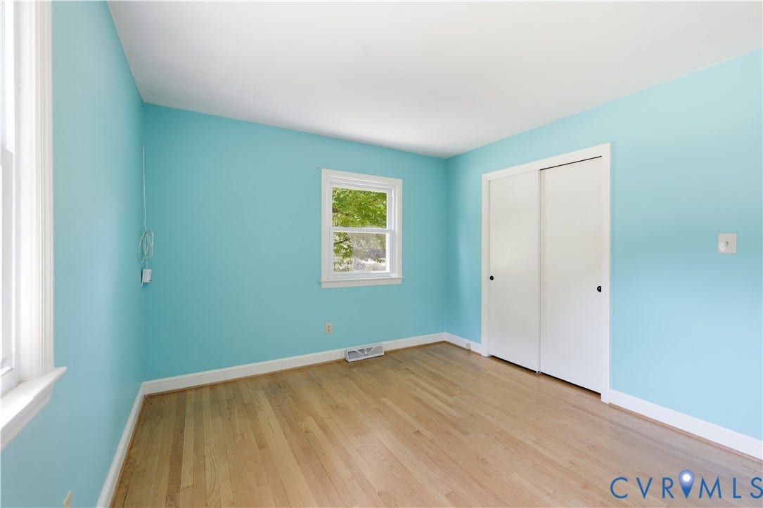 1st floor bedroom 3, hardwood flooring