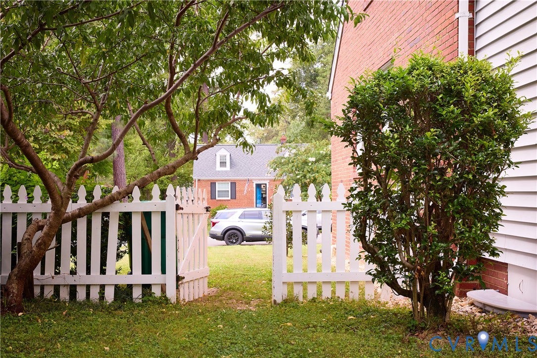 1311 Santa Rosa Road, Henrico, VA 23229 Fenced backyard.