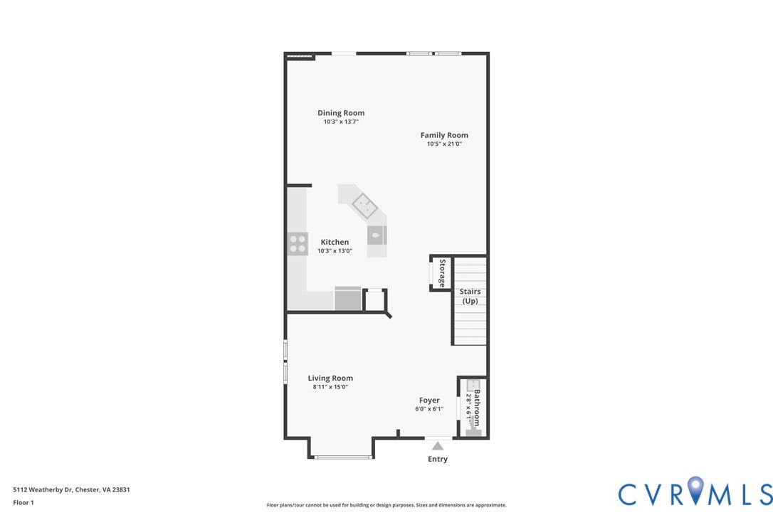 5112 Weatherby Drive, Chester, VA 23831 Floor plan