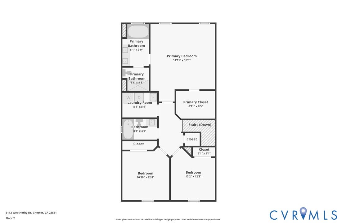 5112 Weatherby Drive, Chester, VA 23831 Floor plan