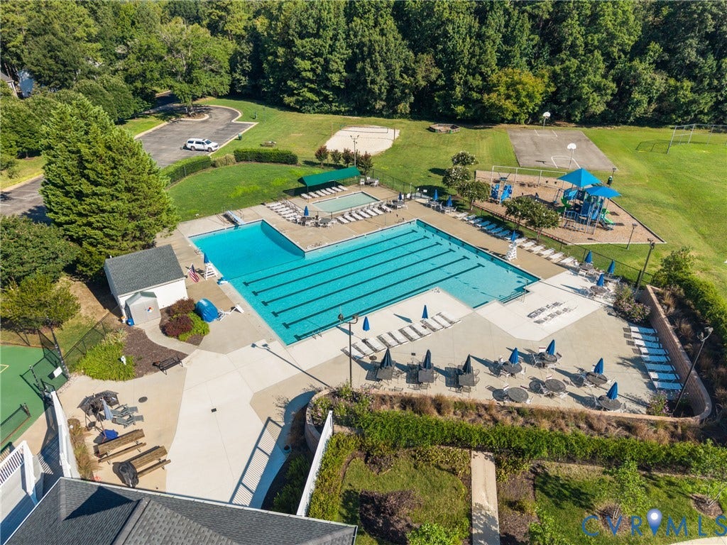 The community pool provides a refreshing resort-style amenity just moments from home.