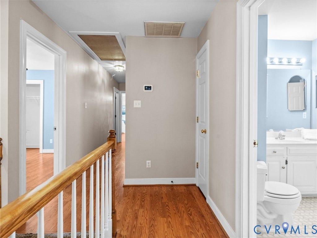 12000 Glen Kilchurn Drive, Chesterfield, VA 23838 Hardwood-style flooring throughout the hallway