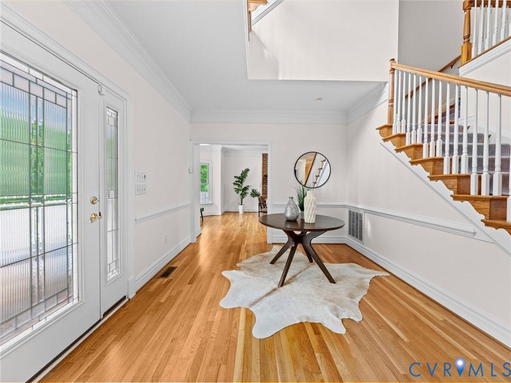 1700 Tigers Road, Manakin Sabot, VA 23103 ...and features a soaring ceiling all the way to the third floor.