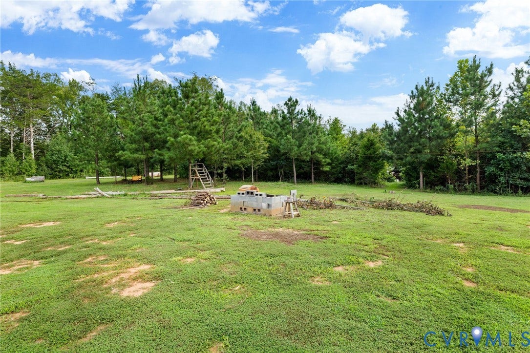 2927 Poorhouse Road, 522 Corridor, Goochland, VA 23063 Expansive green space with a wooded perimeter and scattered mature trees