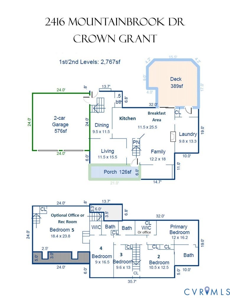2416 Mountainbrook Drive, Crown Grant, Henrico, VA 23233 2416 Mountainbrook Drive, Crown Grant, Henrico, VA 23233