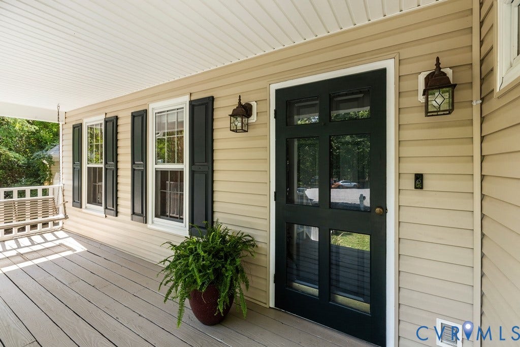 2416 Mountainbrook Drive, Crown Grant, Henrico, VA 23233 Front Porch and Front Door