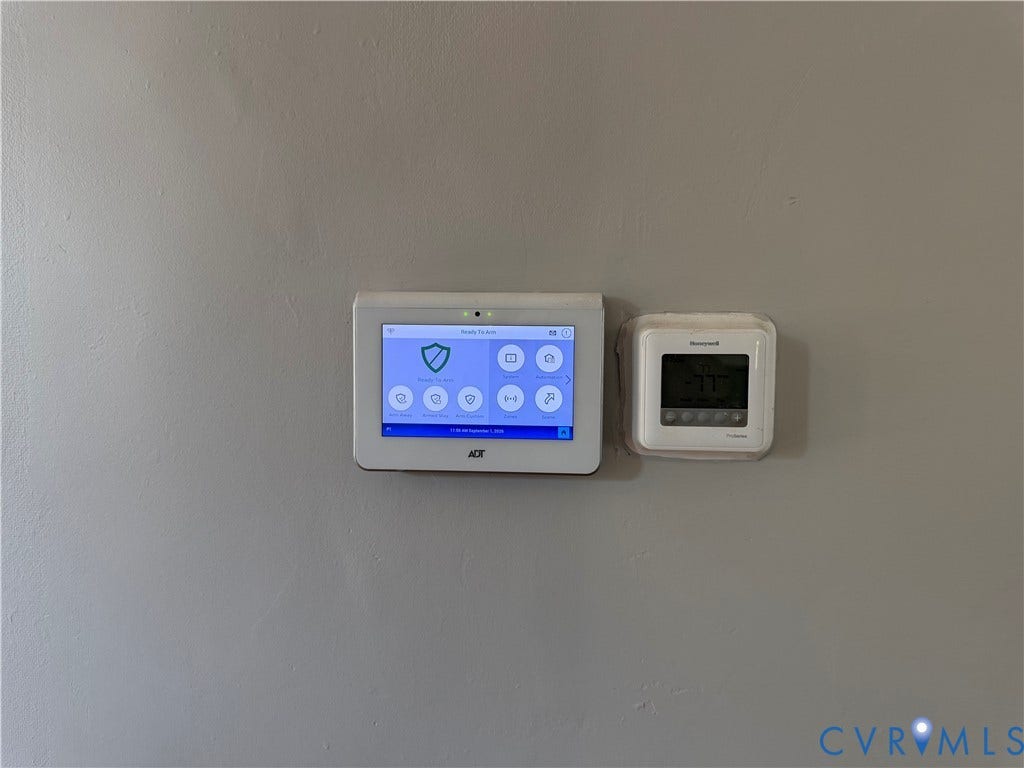 715 High Street, Petersburg, VA 23803 Digital thermostat and security panel