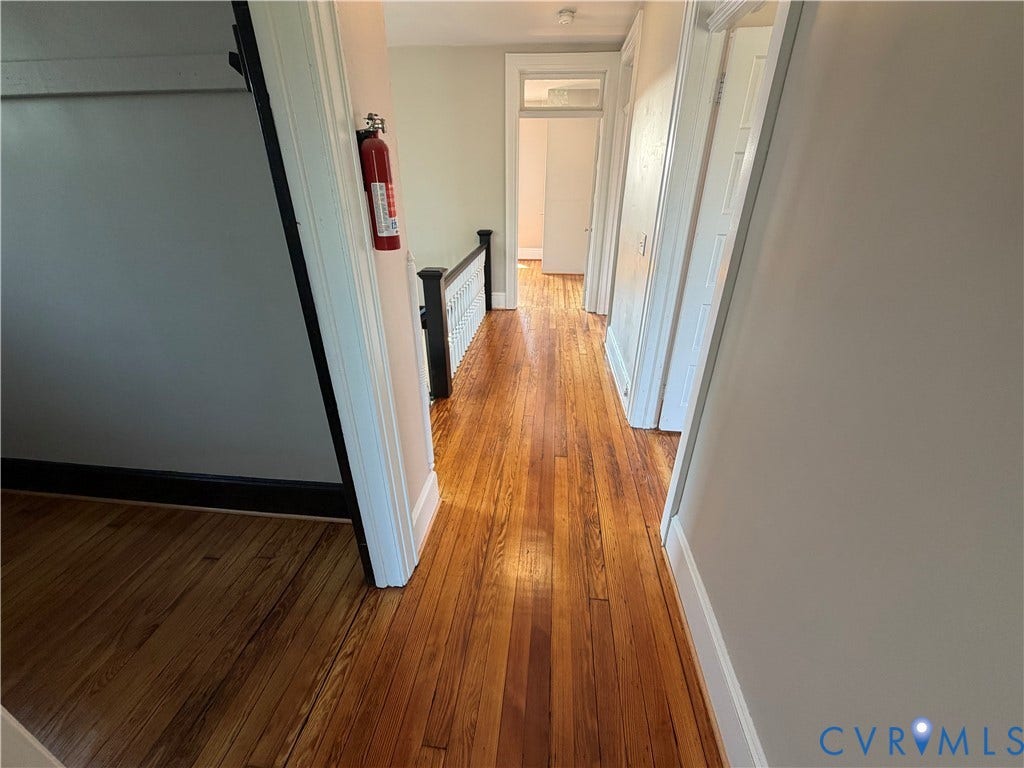 715 High Street, Petersburg, VA 23803 Hardwood flooring extending through the hallway