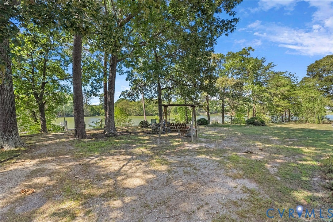 447 Tranquility Road, Reedville, VA 22539 Expansive grounds with mature trees and waterfront access