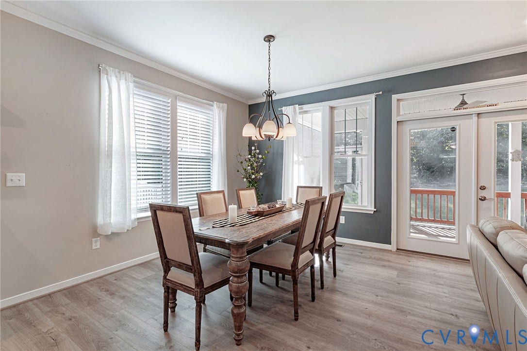 8681 Terroir Lane, Cottages At Viniterra, New Kent, VA 23124 Spacious Dining. LVP flooring