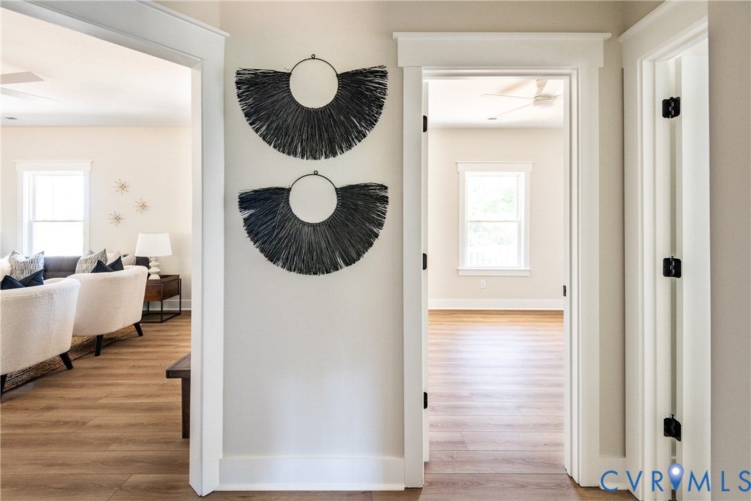 1343 Stokes Station Road, Goochland, VA 23063 white trim, and light-colored walls