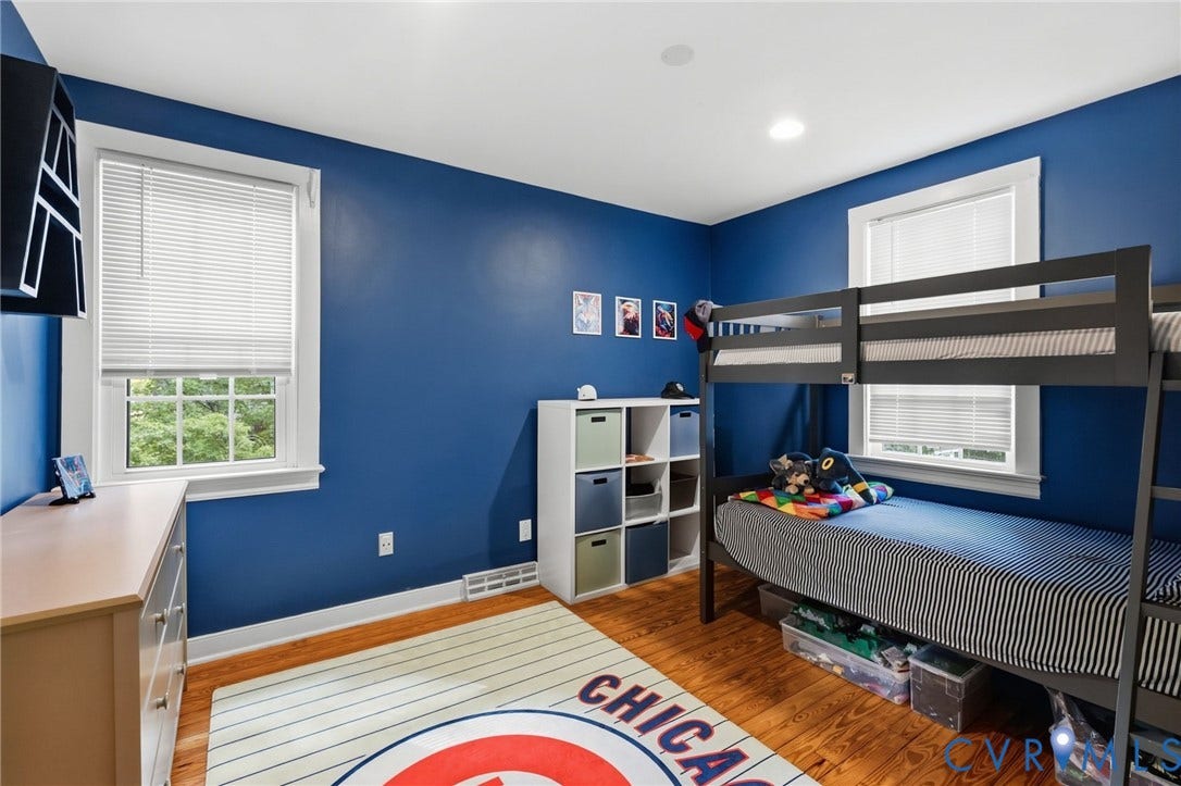 10407 Silverbrook Drive, Henrico, VA 23233 Hardwood flooring, recessed lighting, and dual windows with white trim