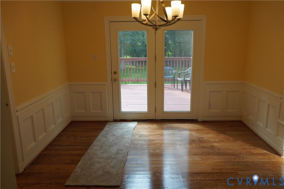 10227 Acworth Drive, Glen Allen, VA 23060 atrium doors lead to rear deck